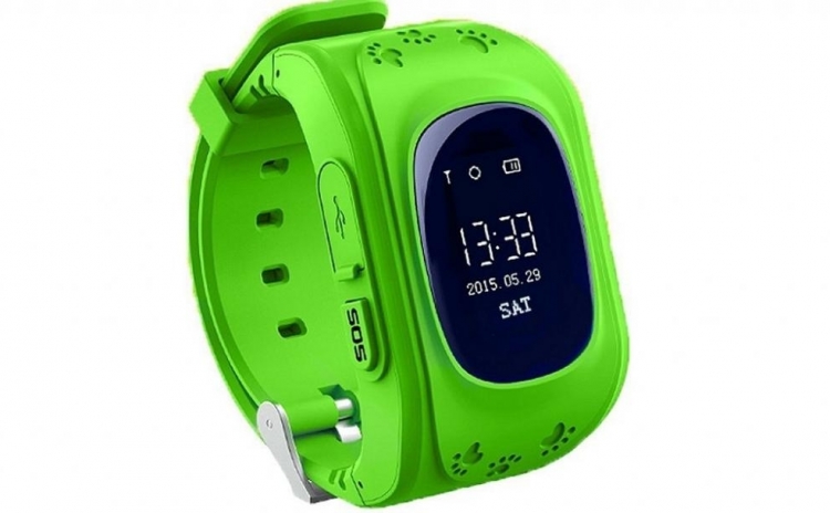 Kid Safe GPS Watch Wristwatch SOS Call Location Finder - Green